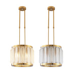 Gold Pendant Lamp With Mesh Design