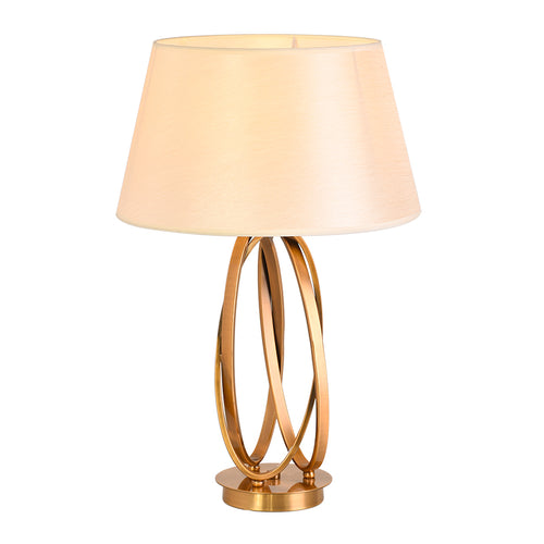 Elegant And Chic Golden Interwoven Table Lamp