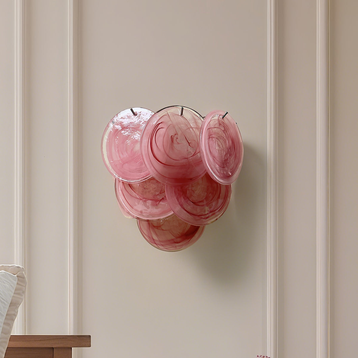 Colorful glass wall lamp featuring contemporary light fixtures | QianLai Lighting Fixtures Online Store