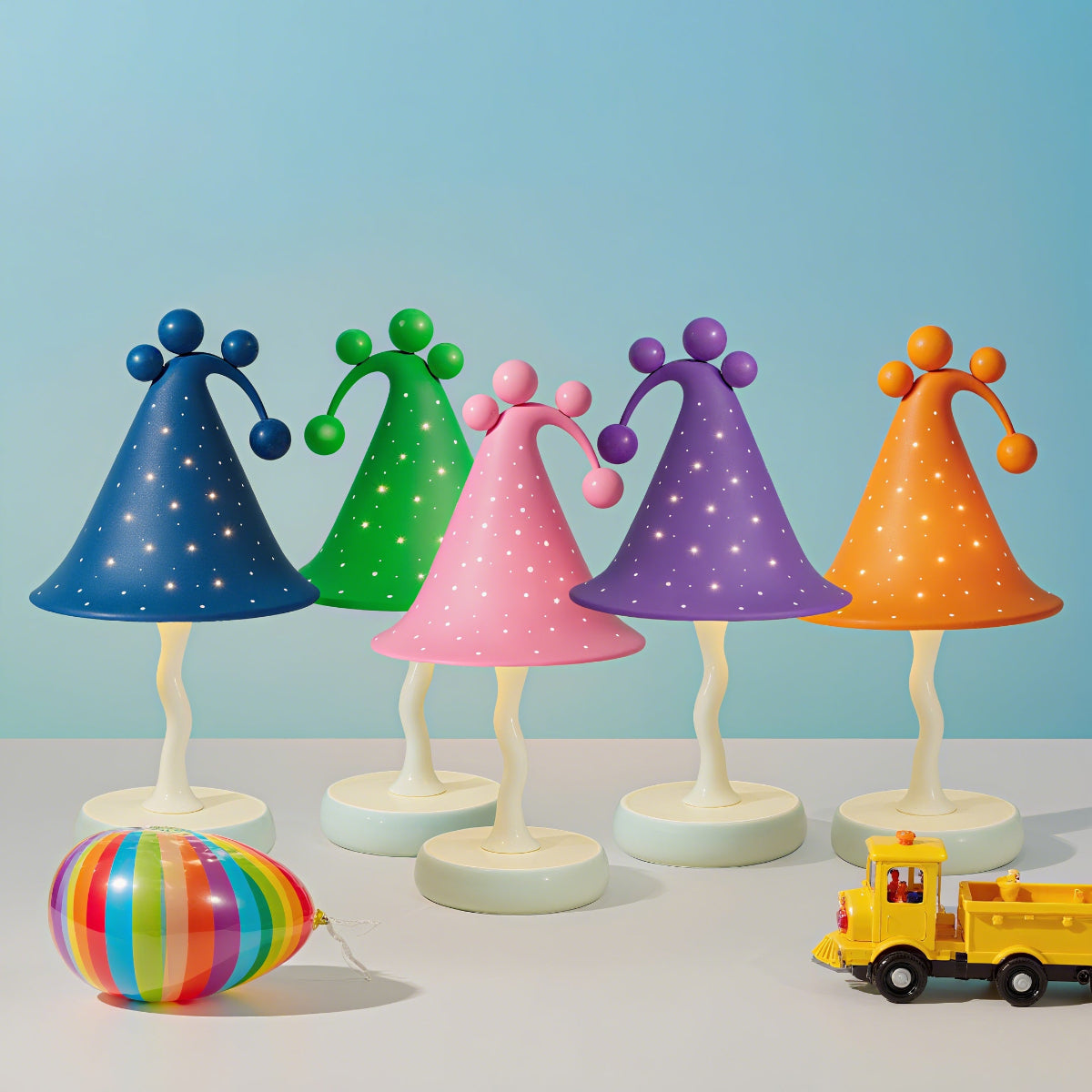 Children's desk lamp with star design - QianLai Lighting Fixtures Store