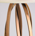Elegant And Chic Golden Interwoven Table Lamp