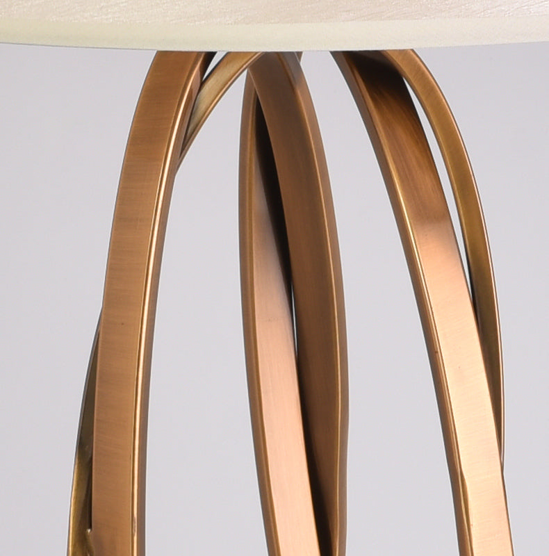 Elegant And Chic Golden Interwoven Table Lamp