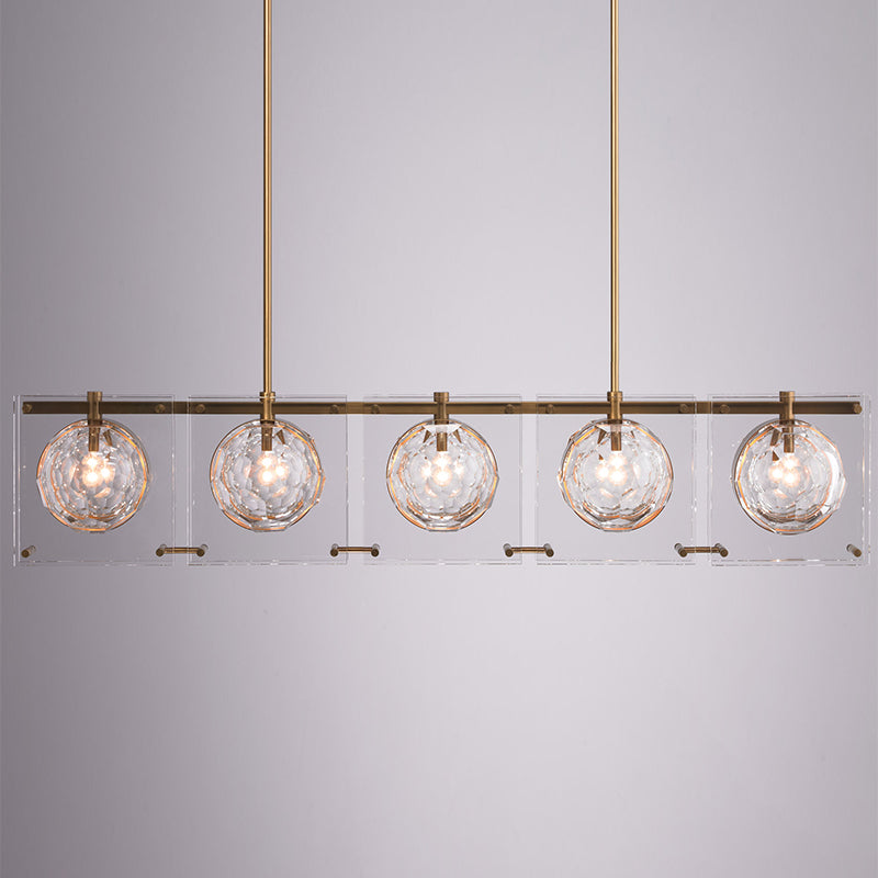 Modern Chandeliers With Glass Lampshade