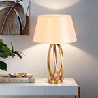 Elegant And Chic Golden Interwoven Table Lamp