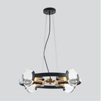 Modern Chandeliers In Black And Gold Design