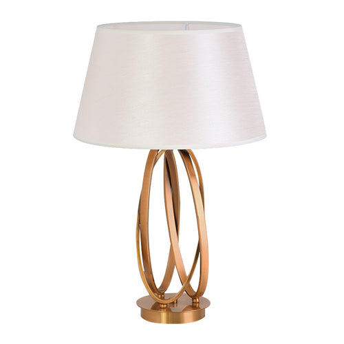 Elegant And Chic Golden Interwoven Table Lamp