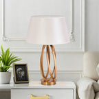 Elegant And Chic Golden Interwoven Table Lamp