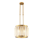 Gold Pendant Lamp With Mesh Design
