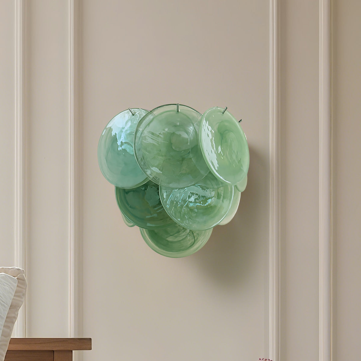Artistic multi-color glass wall sconce for modern interiors | QianLai Lighting Fixtures Online Store