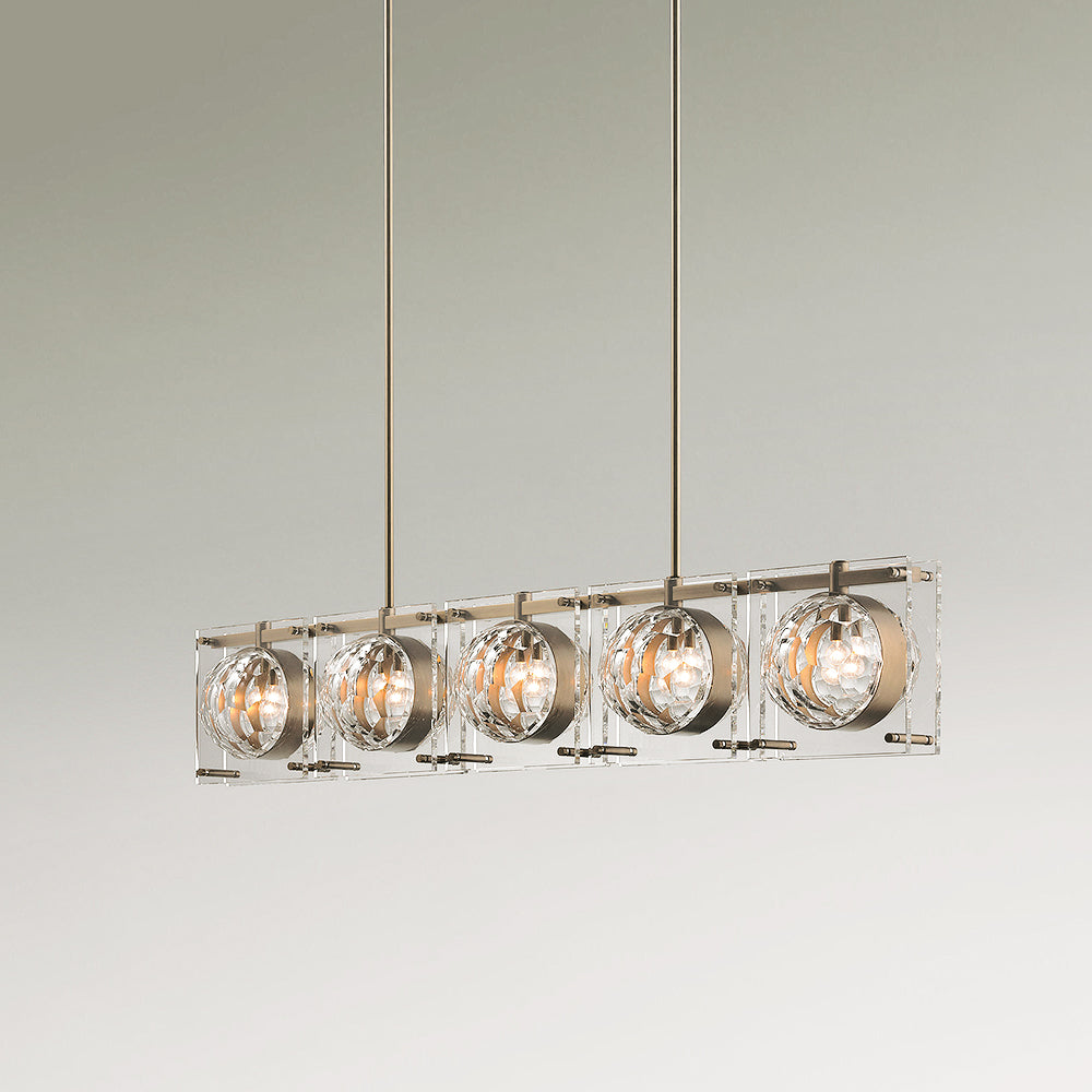 Modern Chandeliers With Glass Lampshade
