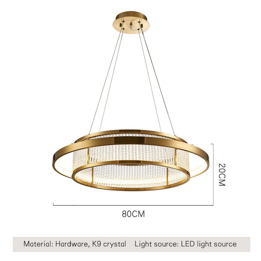 Luxury Crystal Ring Chandelier